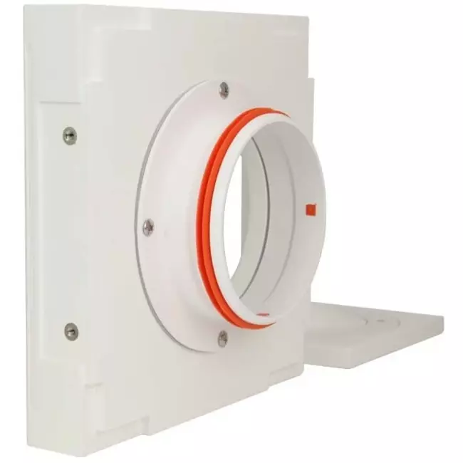 Ergovent instucbaar frameloos ventilatieventiel vierkant 125 mm
