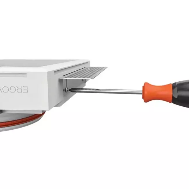 Ergovent instucbaar frameloos ventilatieventiel vierkant 125 mm