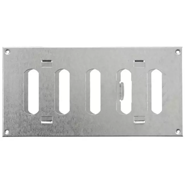 Metalen rooster verstelbaar 200x100 gegalvaniseerd - MR2010RZn