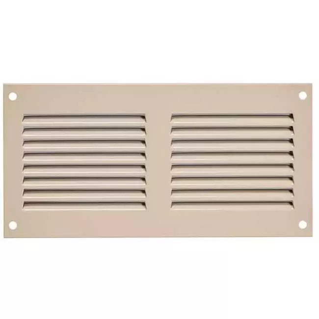 Metalen rooster 200x100mm beige - MR2010Y