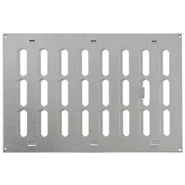 Metalen rooster verstelbaar 300x200 gegalvaniseerd - MR3020RZn