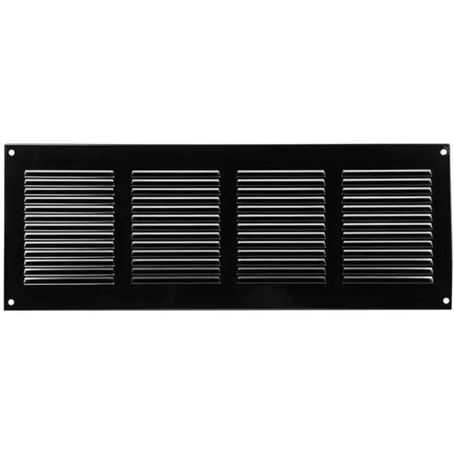 Metalen rooster 400x150mm zwart - MR4015M - RAL9005