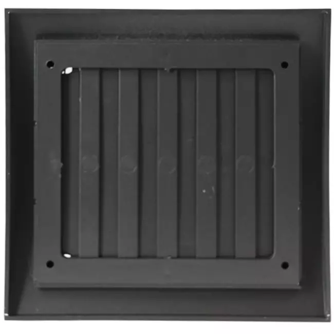 Muurrooster regelbaar 190x190 mm antraciet - N12RA