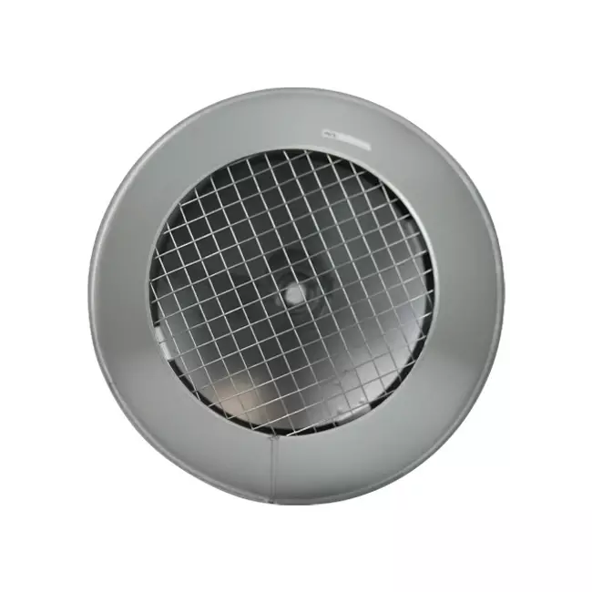 Capuchon déflecteur rond 100 mm sendzimir galvanisé
