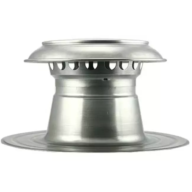 Platdakontluchting Vent-Alu 2000 dubbelwandig 200mm