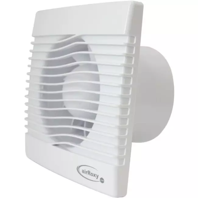 Badkamer ventilator met Vochtsensor en Timer Ø 100 mm wit - pRim100HS