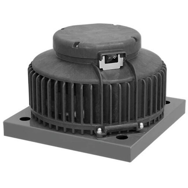 Tourelle de ventilation Ruck en plastique avec contrôle de la pression constante et moteur EC 1370 m³/h - DHA 250 EC CP 20