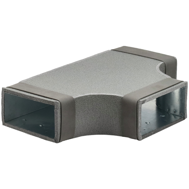 Thermoduct T-stuk 90 graden 300x80 - 300x80 tbv instortkanaal