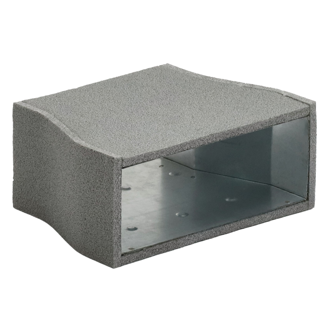 Thermoduct verloopstuk 300x80 naar 170x80 tbv instortkanaal