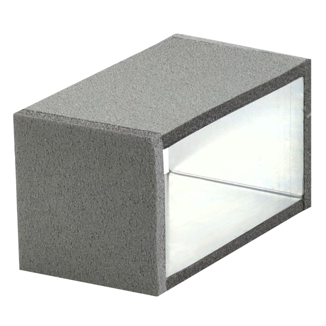 Thermoduct koppelstuk, 220x80 mm, L=100 mm