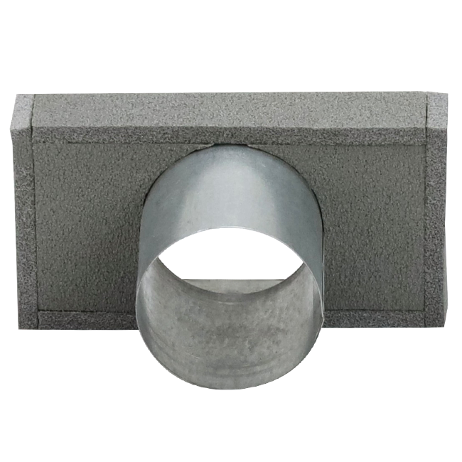 Couvercle isolé raccordement 80 / 220mm x 80 mm