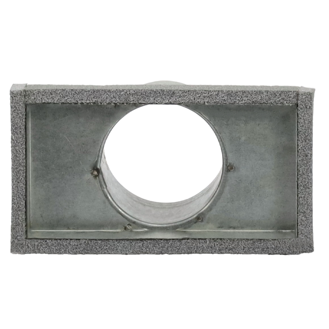 Couvercle isolé raccordement 80 / 220mm x 80 mm