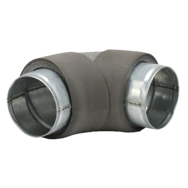 Thermoduct bocht diameter 80 mm 90 graden (niet safe)