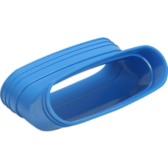 Wavin Ventiza bocht 45 graden PVC ovaal 235x80 mm verticaal M/M