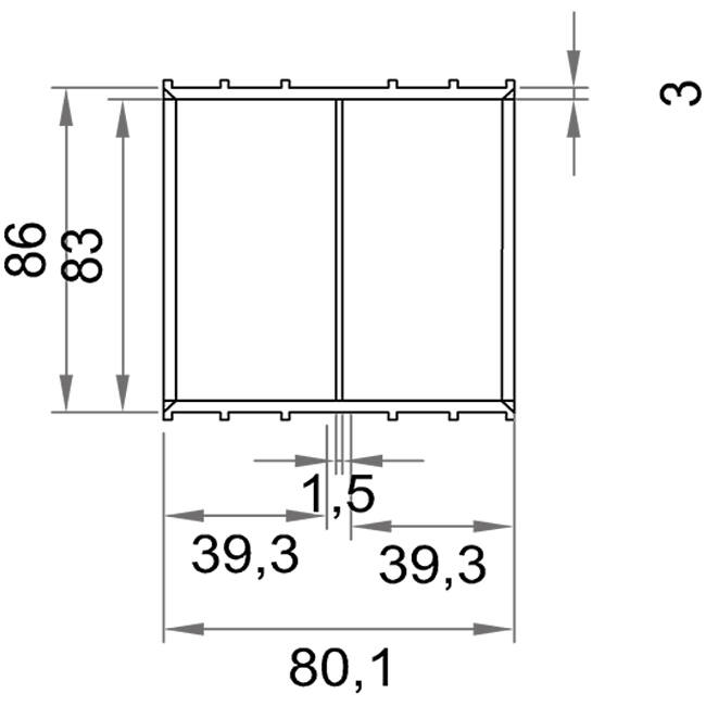 Wavin Ventiza lijmmof PVC ovaal 195x80 mm M/M