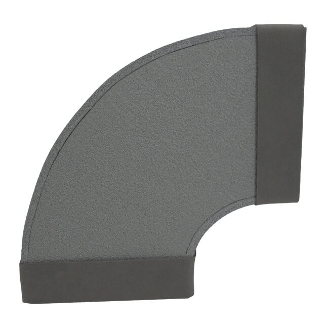 Thermoduct instortbocht 90 graden 220x80 mm horizontaal
