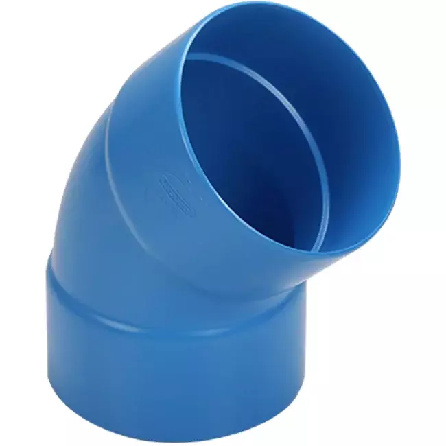 Wavin Venitza bocht 45 graden PVC rond met diameter 125 mm M/M