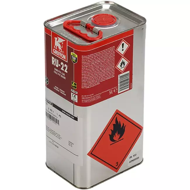 PVC lijm Griffon RU-22 5L blik