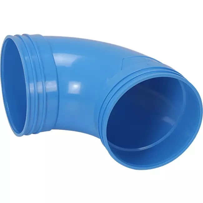 Wavin Ventiza bocht 90 graden PVC rond 125 mm M/M