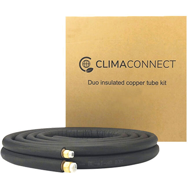 ClimaConnect koelleidingset met flarewartels  1/4-3/8 lengte 8 meter