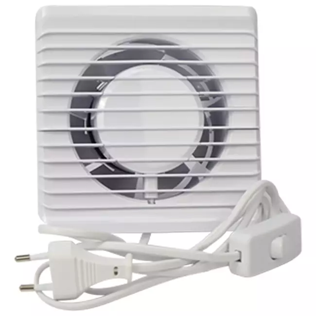 Badkamerventilator Ø 100 mm Wit - energy planet 100PS