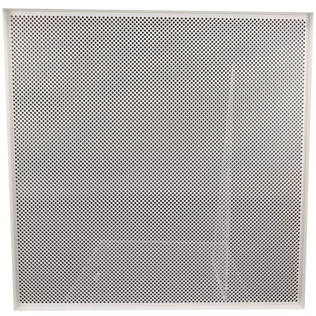 Geperforeerde paneel 600 x 600 mm voor inleg in systeemplafonds - RAL9010