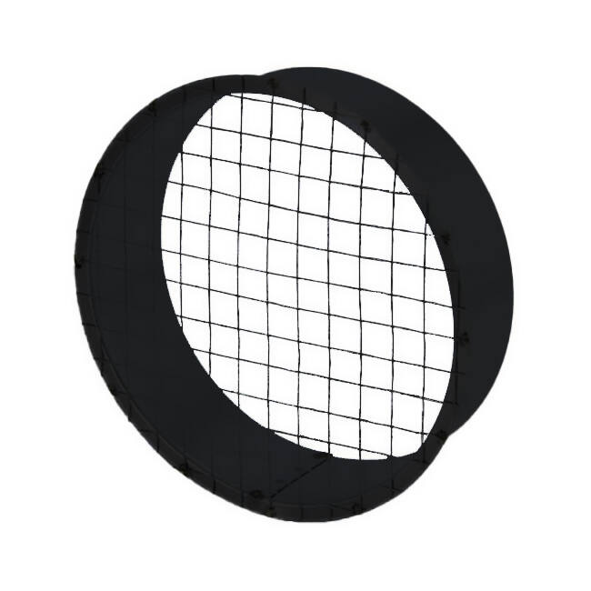 Buisrooster diameter  450 mm 90 graden (Sendz. Verz.)  RAL9005