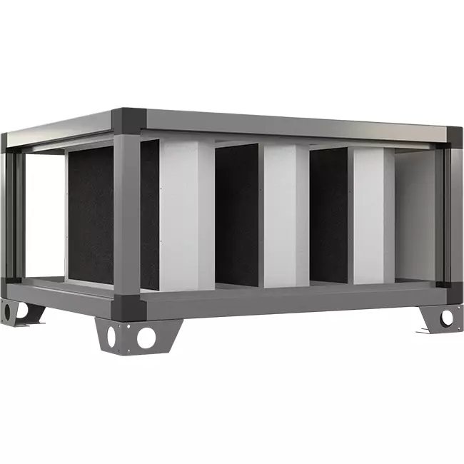 Maxivent geluiddemper 1000 mm voor M4555 horizontaal low profile - SL2