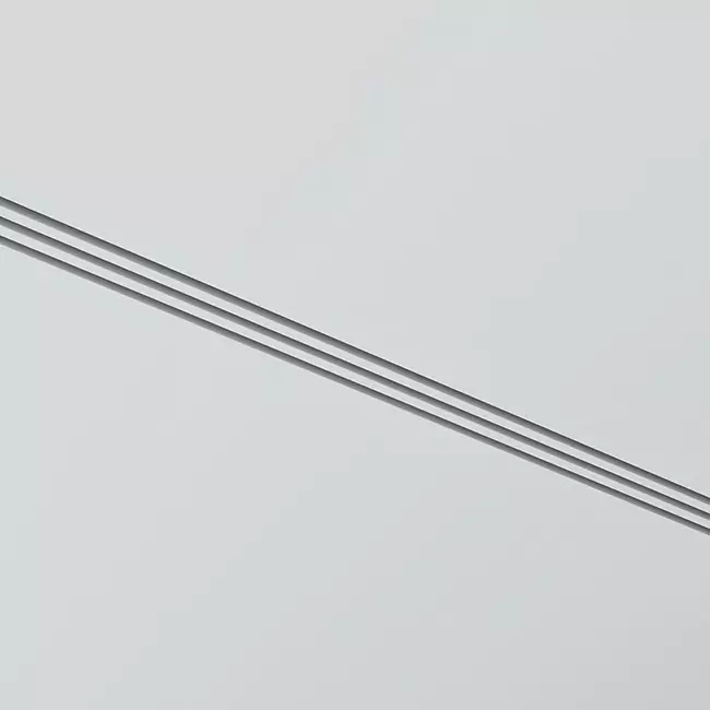 Ergovent instucbaar frameloos lijnrooster 1000 mm met aansluitdiameter 160 mm - airconditioning - 3 sleuven