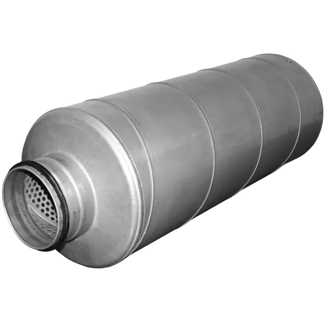 Spiro-SAFE geluiddemper diameter 180 mm - lengte 600 mm (50 mm isolatie)