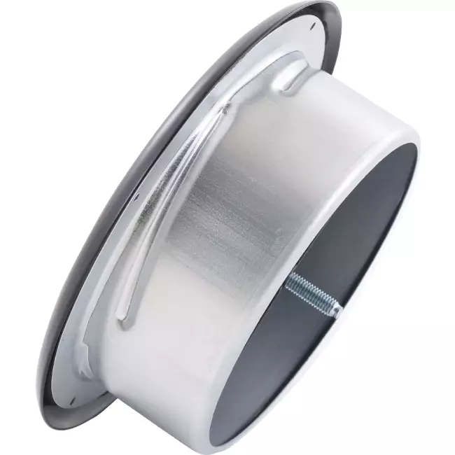 Ventilatie afvoer ventiel 100 mm metaal - E-DVS100 RAL9005 30% glans