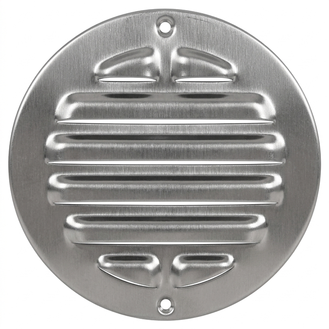 Buitenrooster rond 200 mm RVS304