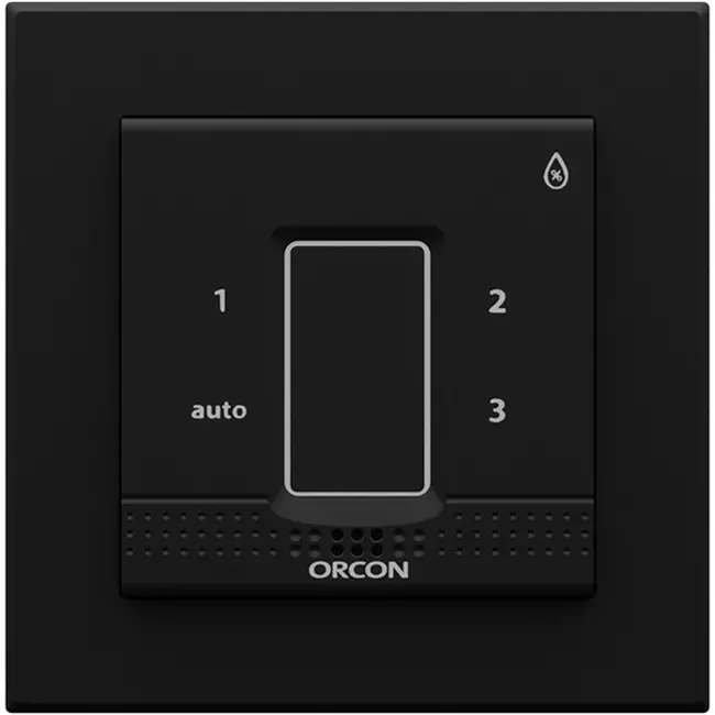 Afdekkap zwart voor Orcon vocht inbouw bedieningssensor 15RF