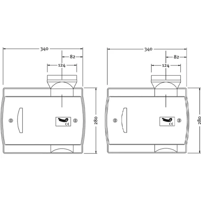 Orcon Compact-10RH + 2x CO2 sensor