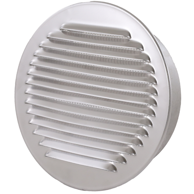 Ventilatierooster rond 150mm aluminium - EL-A-R150 ALU