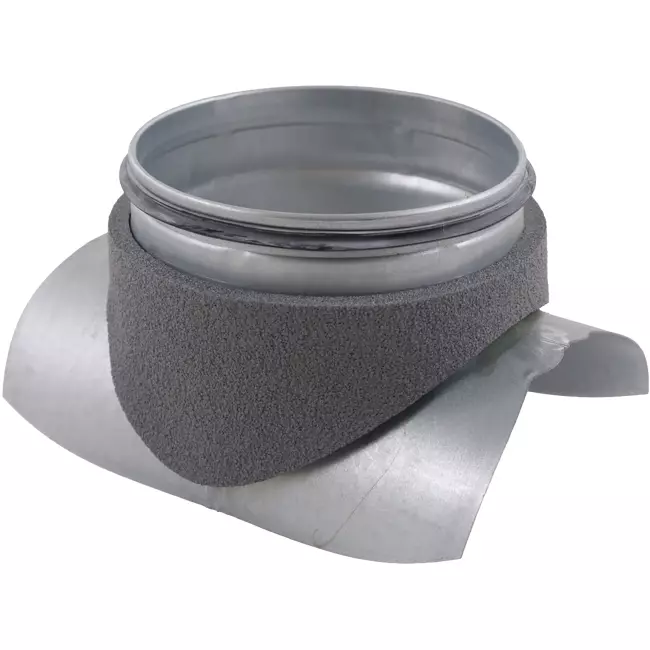 Thermoduct Zadelstuk 125 mm - 125 mm (90 graden)