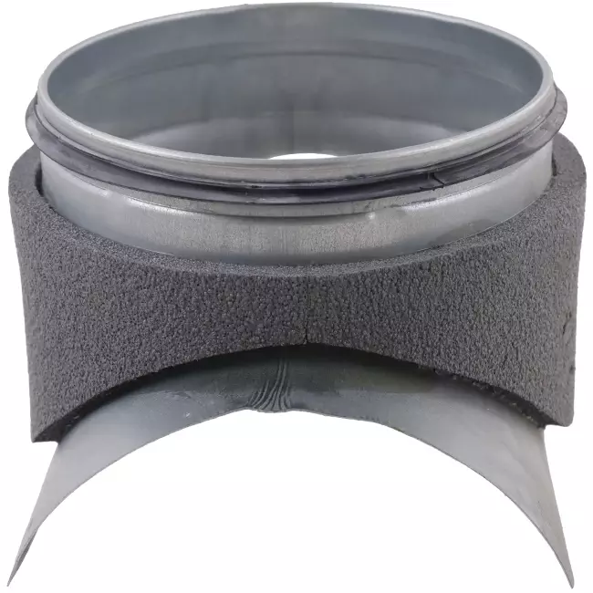 Thermoduct Zadelstuk 125 mm - 125 mm (90 graden)