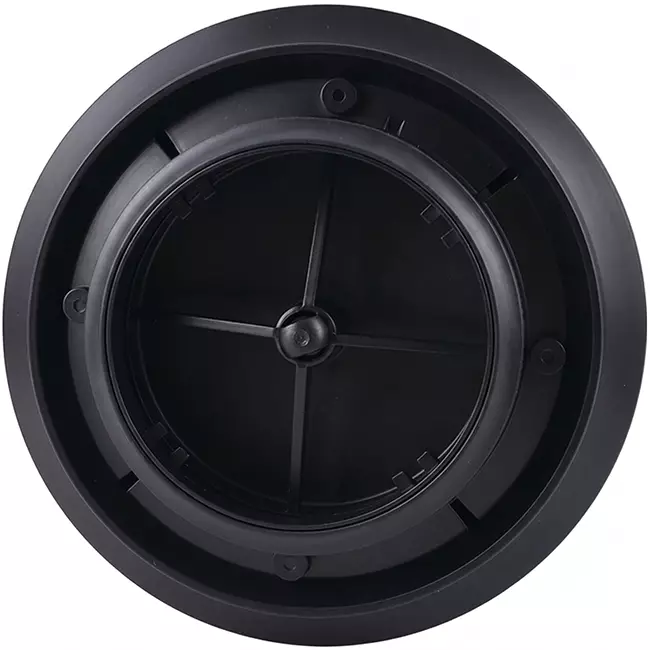 ClimaConnect Design ventiel rond Ø 125 mm - zwart