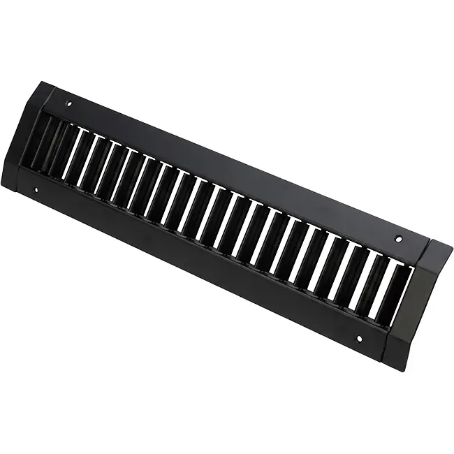 ClimaConnect kanaalrooster enkel instelbaar 625x125 mm voor buis 315 tot 900 mm - RAL 9005