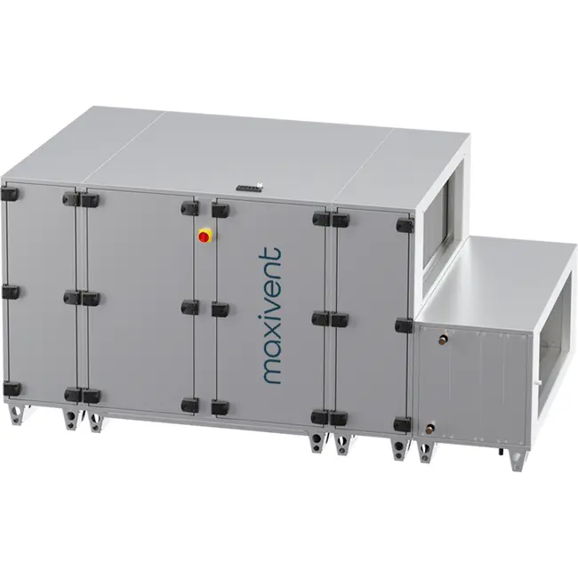 Maxivent WTW luchtbehandelingkasten met tegenstroomwisselaar 4200 m3/h met DX-batterij horizontaal rechts - PHE 4200 H ODJR T 01