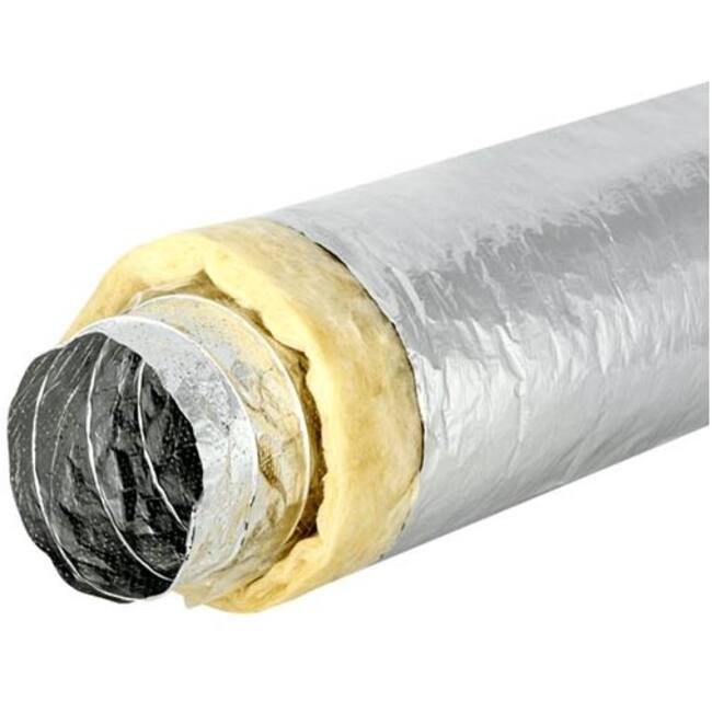 Sonodec akoestisch thermisch geïsoleerde 125 mm ventilatieslang (1 meter)