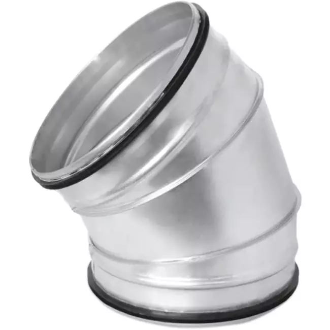 Ronde spiro bocht 45° Ø 450mm voor spirobuis