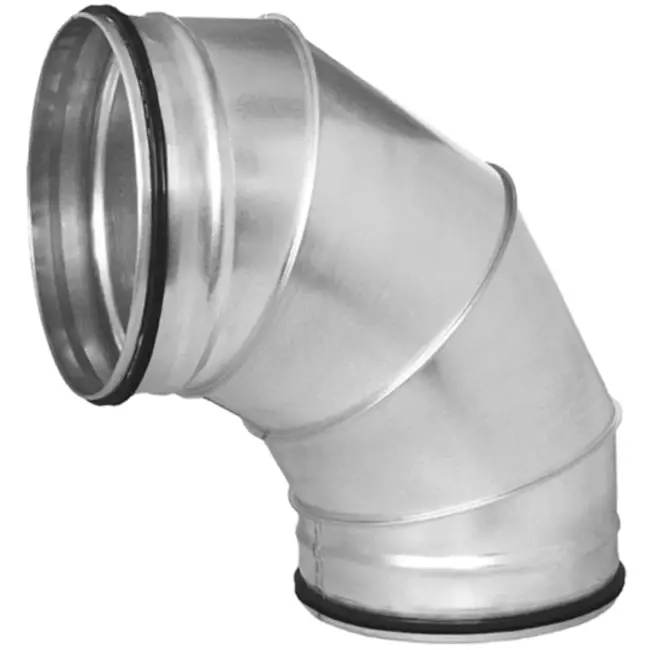 Ronde spiro bocht 90° Ø 355mm voor spirobuis