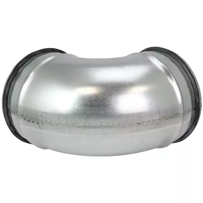 Korte ronde spiro bocht 90° Ø 125mm voor spirobuis