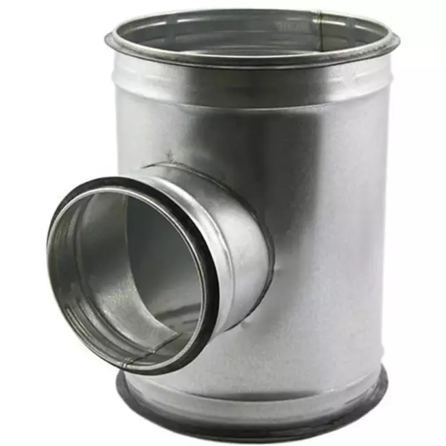 T-stuk Ø 355mm - Ø 160mm voor spirobuis (90°)