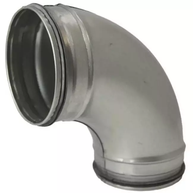 Ronde spiro bocht 90° Ø 100mm voor spirobuis
