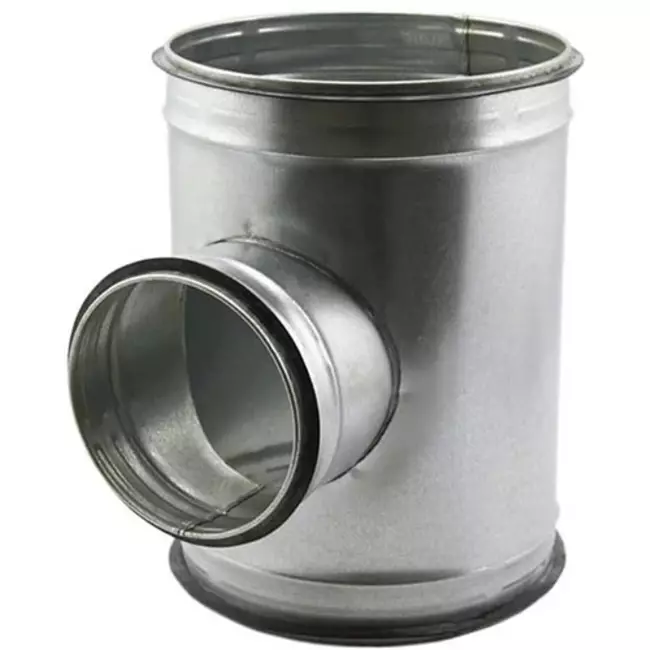 T-stuk Ø 355mm - Ø 200mm voor spirobuis (90°)