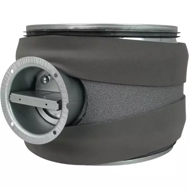 Thermoduct 9 mm handbediende regelklep diameter 250 mm geïsoleerd