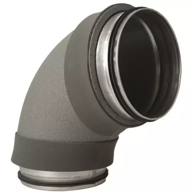 Thermoduct geïsoleerde bocht 90 graden diameter 160 mm