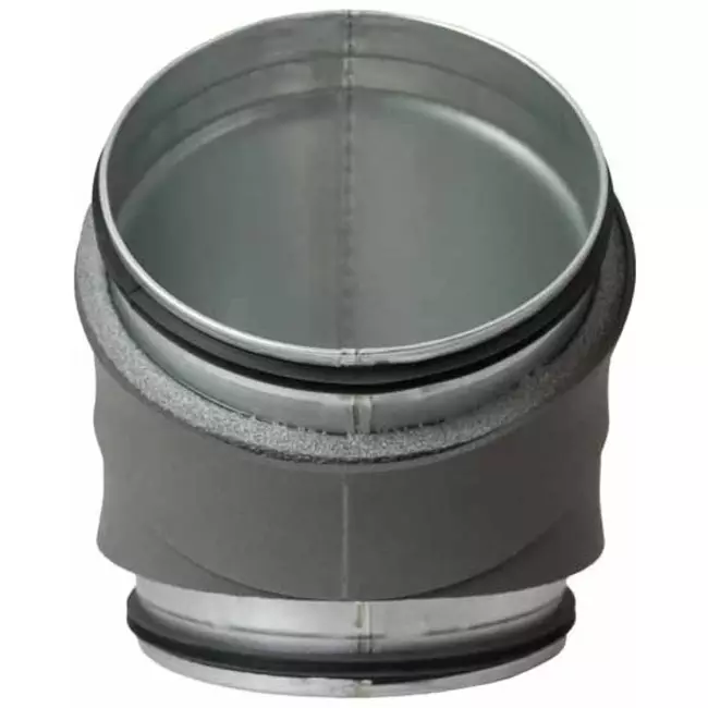 Thermoduct 13mm bocht diameter 355 mm 45 graden geisoleerd